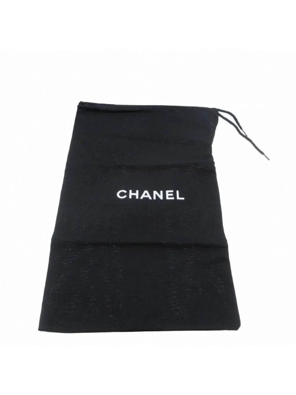 Chanel Pumps CC Logo Flat Shoes Black